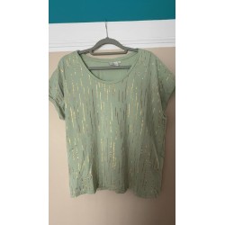 Teeshirt vert  TAILLE L
