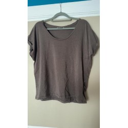 Teeshirt marron TAILLE M