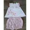 Ensemble fleurs  TAILLE 6 mois