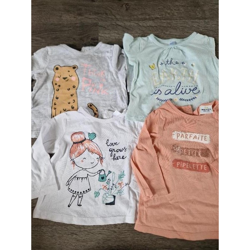 T-shirt manche longue  TAILLE 9 mois