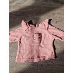 Pull rose TAILLE 1 mois