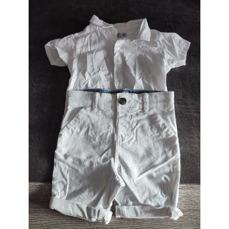 Ensemble chemisette et bermuda  TAILLE 18 mois