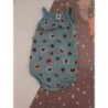 Body bretelles PB vert TAILLE 18 mois