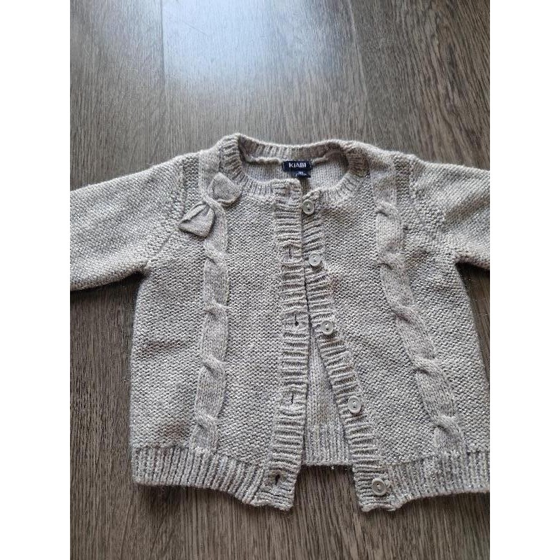 Gilet gris kiabi TAILLE 3 mois