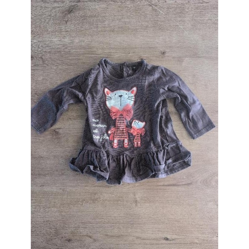 Haut marron TAILLE 6M