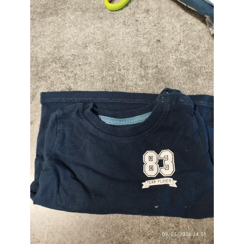 T shirt ml bleu lipilu TAILLE 12 mois