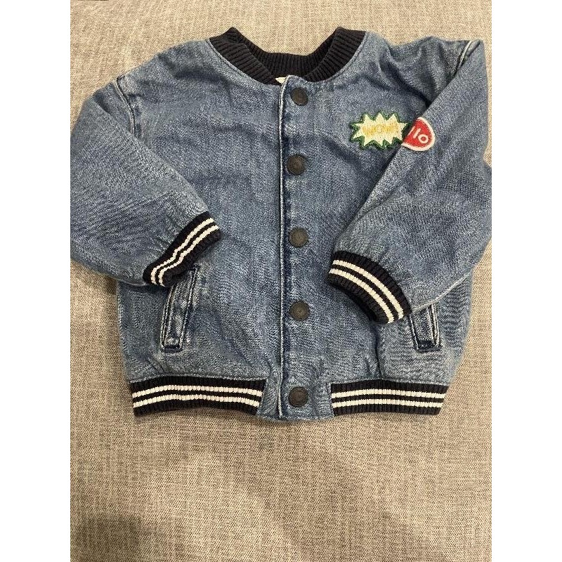 Veste denim badges TAO TAILLE 24 mois