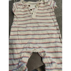 Combi pantacourt rayé...