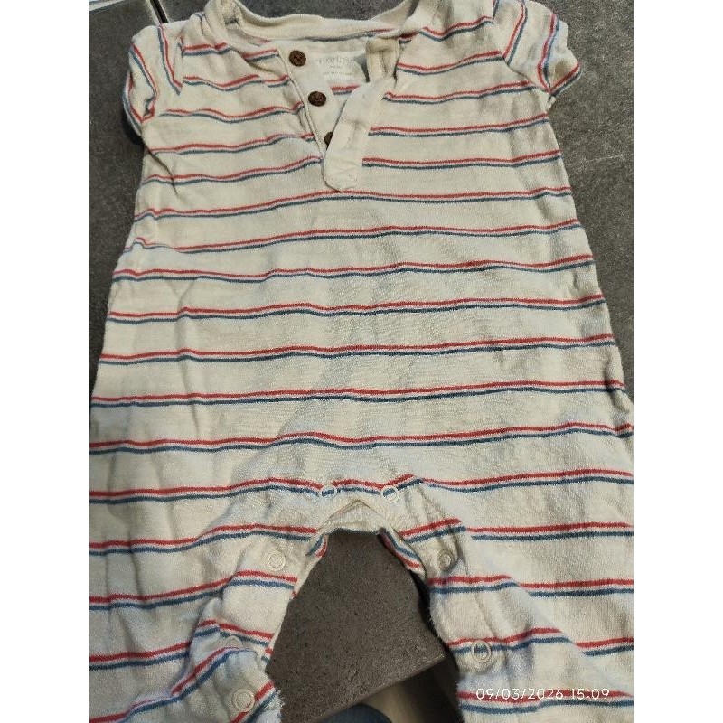 Combi pantacourt rayé dirkje TAILLE 6 mois