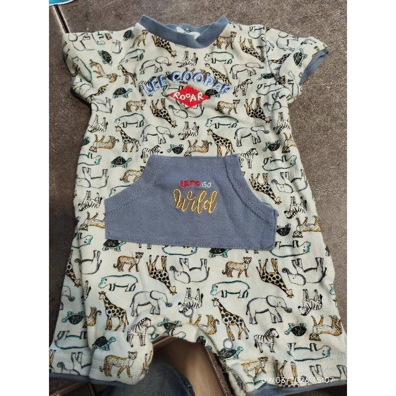 Combishort lee Cooper jungle TAILLE 6 mois