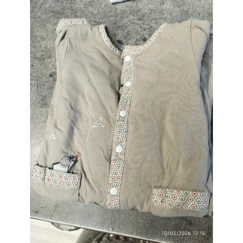 Pyjamas coton beige obaibi TAILLE 9 mois