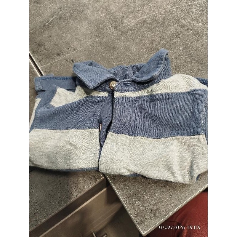 Polo ml rayé bout'chou  TAILLE 9 mois