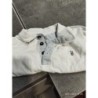 Polo ml obaibi blanc et bleu TAILLE 9 mois