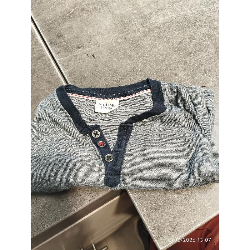 T shirt ml rayé tap TAILLE 9 mois