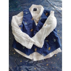 Ensemble chemise et gilet...