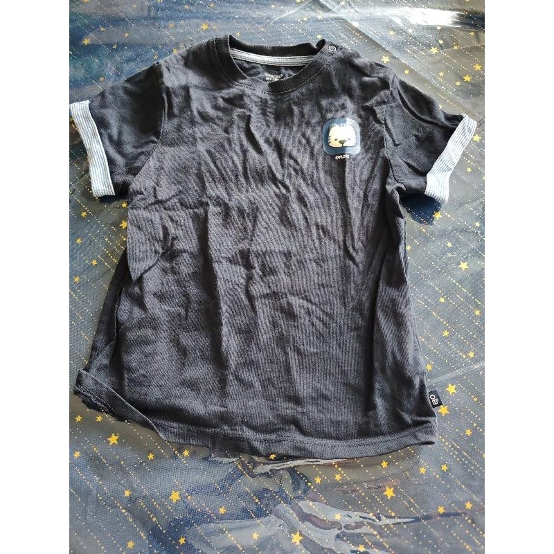 Tee-shirt Obaibi bleu TAILLE 18 mois