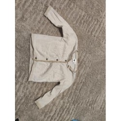 Gilet z blanc et beige...