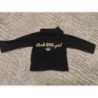 Tee shirt manches longues tissaia noir et or TAILLE 6