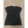 Tee shirt manches courtes Kiabi bleu marine avec un noeud  TAILLE 12 