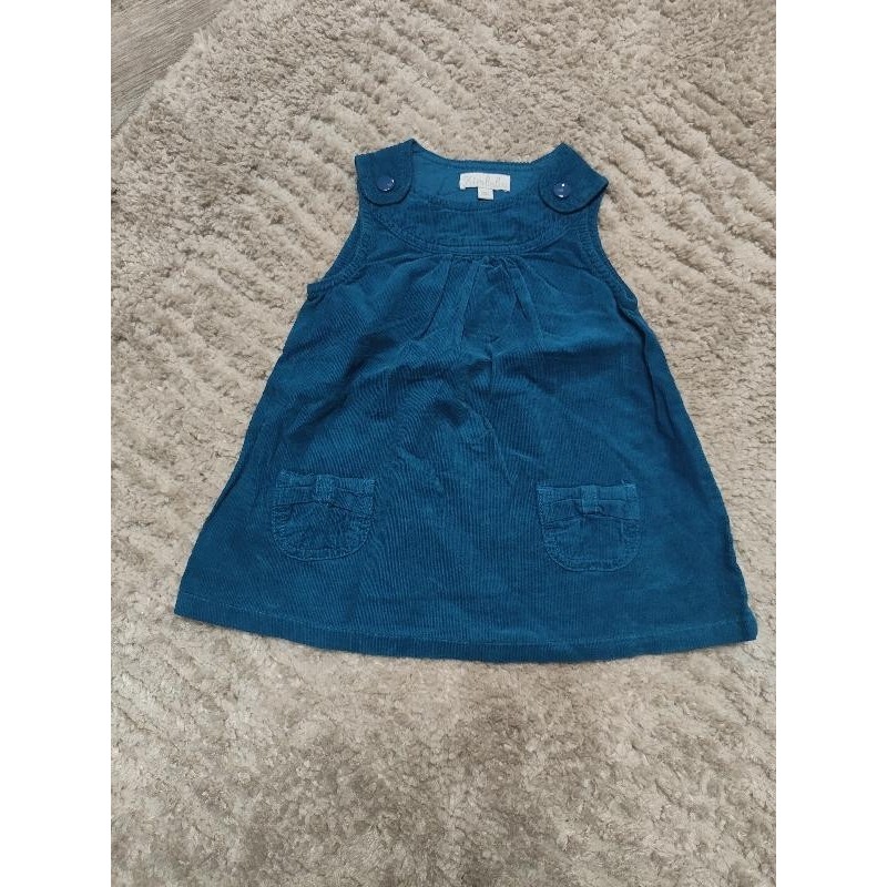 Robe velours bleu électrique kimbaloo  TAILLE 6