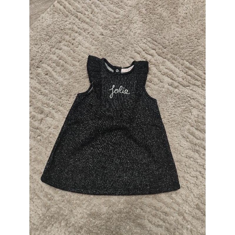 Robe Gémo gris a paillettes jolie TAILLE 6