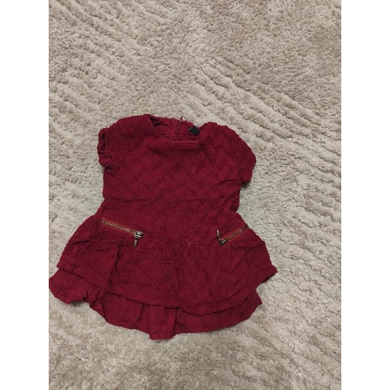 Robe Kiabi bordeau avec fermeture  TAILLE 6