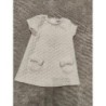 Robe molletonné blanc Grain de blé  TAILLE 6