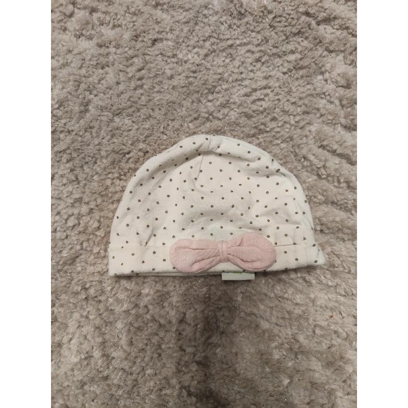 Bonnet disney blanc a pois  TAILLE 6