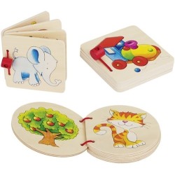 Livre d'images en bois...