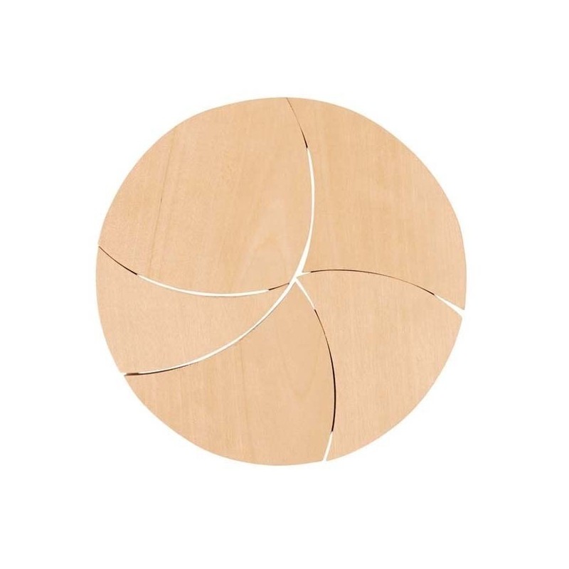 Mini tangram Le cercle 5 pièces