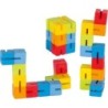 Puzzle de poche en bois multicolore