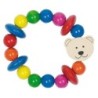 Hochet perles multicolores et ourson