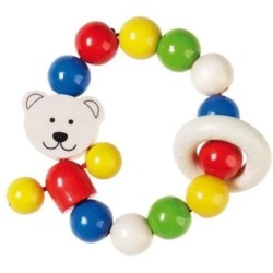 Hochet ourson avec élastique