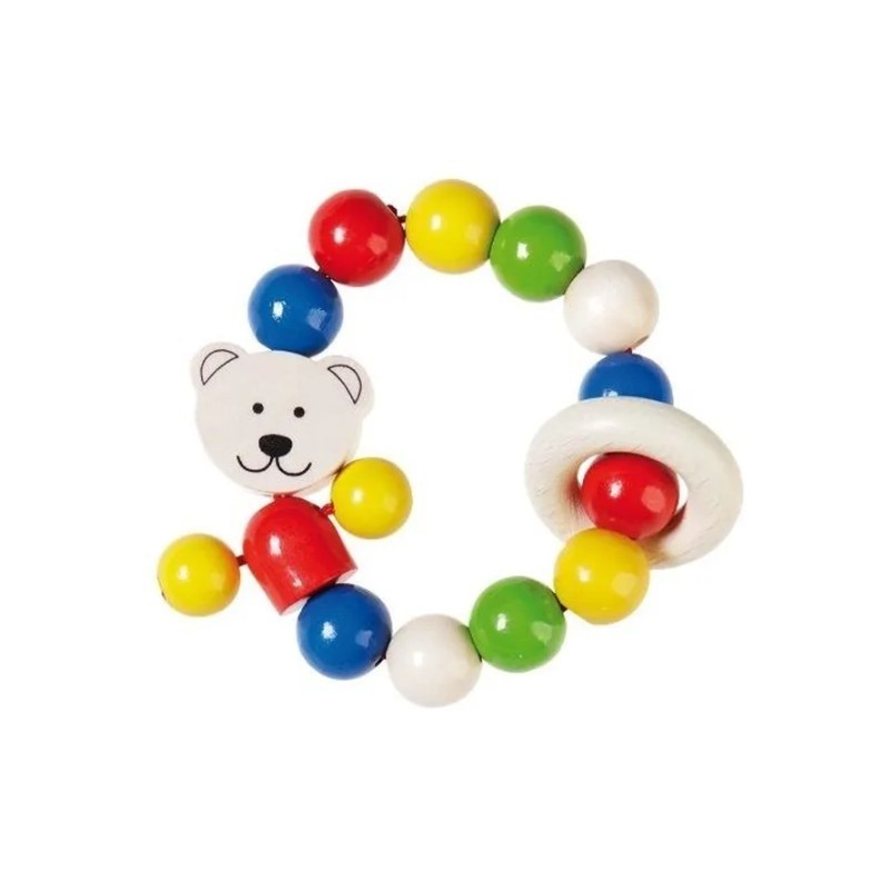 Hochet ourson avec élastique