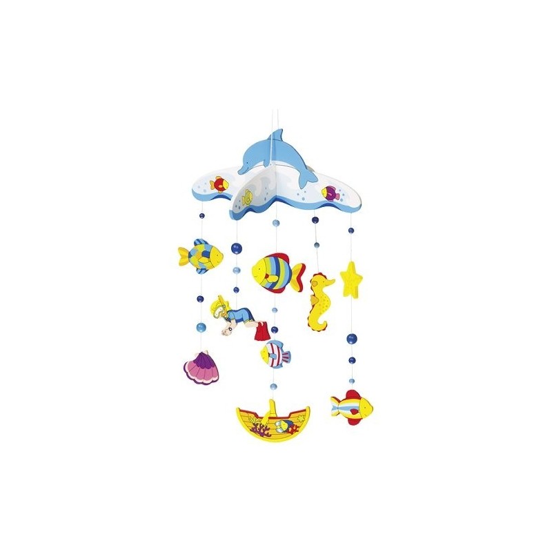 Mobile vie sous marine DIMENSIONS 26,5 x 40 cm