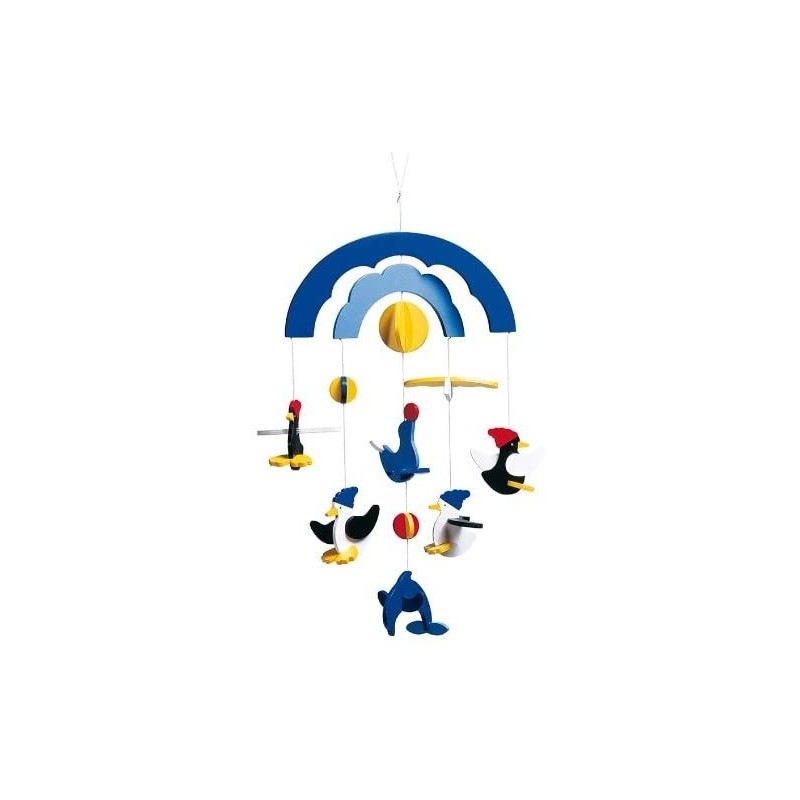 Mobile pingouins DIMENSIONS 29 x 40 cm