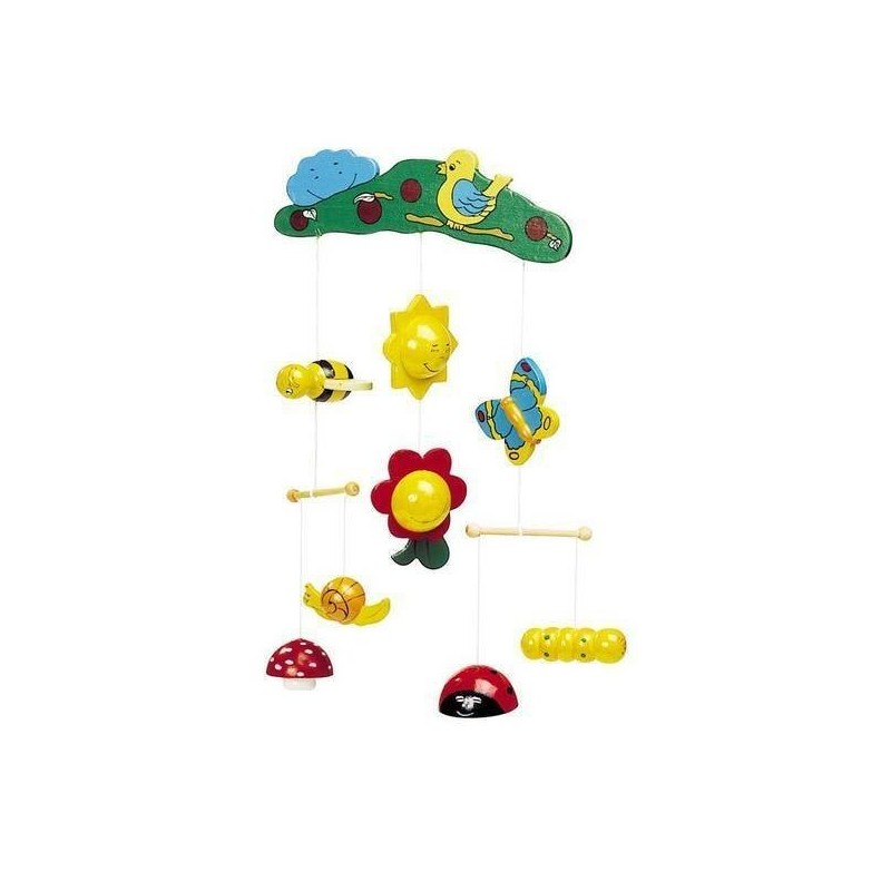 mobile 3D en bois insectes DIMENSIONS 27 x 22 cm