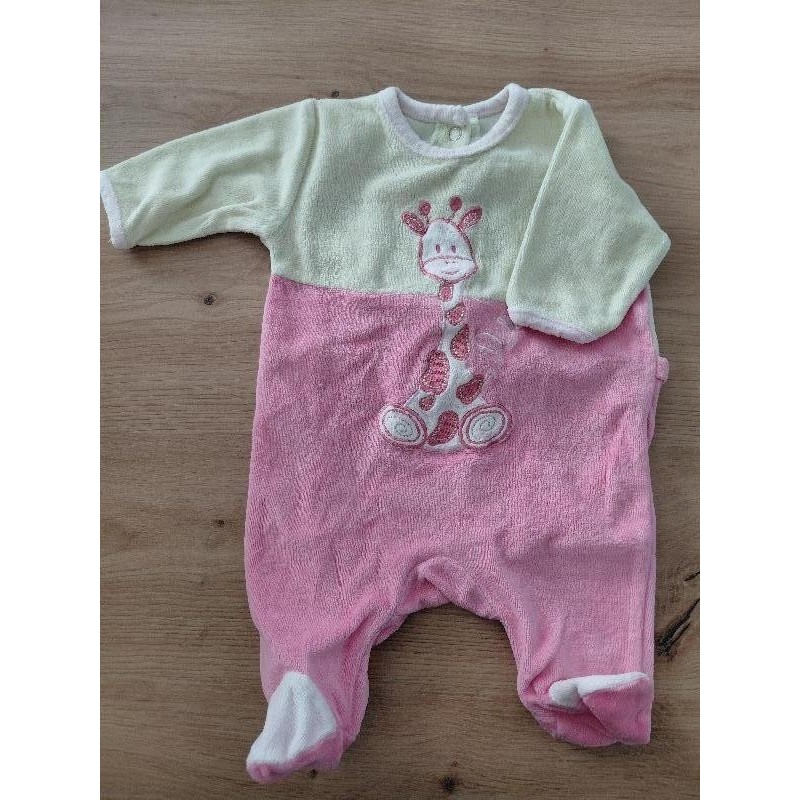 Dors bien rose 1 mois  TAILLE 1 mois