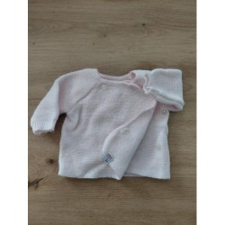 Gilet rose 3 mois  TAILLE 3...