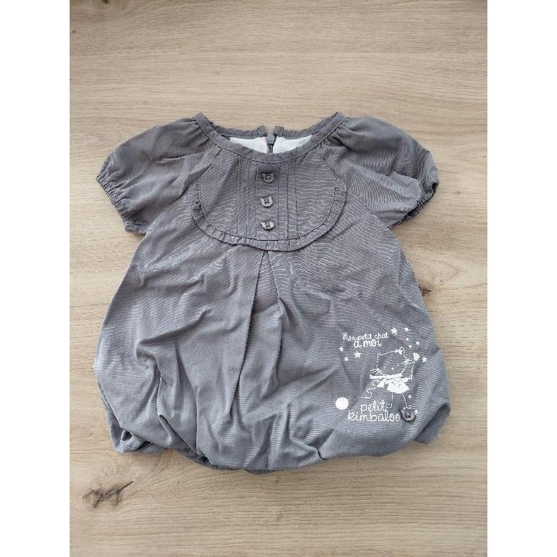 Robe grise 3 mois TAILLE 3 mois