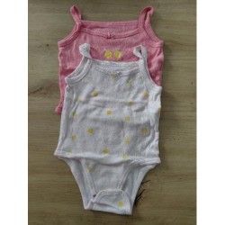 Lot 2 bodys bretelles Kiabi...