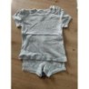 Ensemble t-shirt/short gris 12mois  TAILLE 12mois 