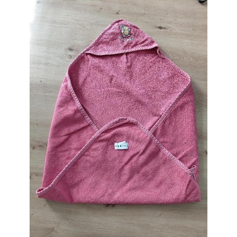 Cape de bain rose  TAILLE Naissance 