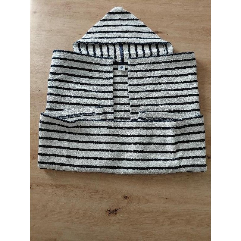 Cape de bain rayé Petit Bateau  TAILLE Naissance 