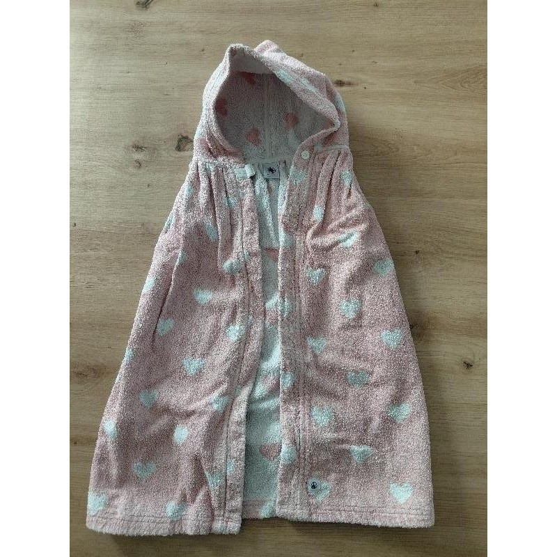 Cape de bain rose Petit Bateau  TAILLE Naissance 