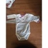 Lot 2 body cache coeur TAILLE 3 mois