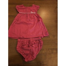 Ensemble robe+culotte rose...