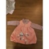 Ensemble robe ballon et tee-shirt manches longues rose TAILLE 6 mois