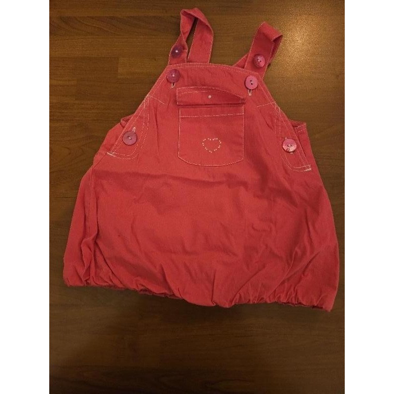 Robe à bretelles rose TAILLE 6 mois