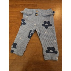 Legging laine à fleurs...